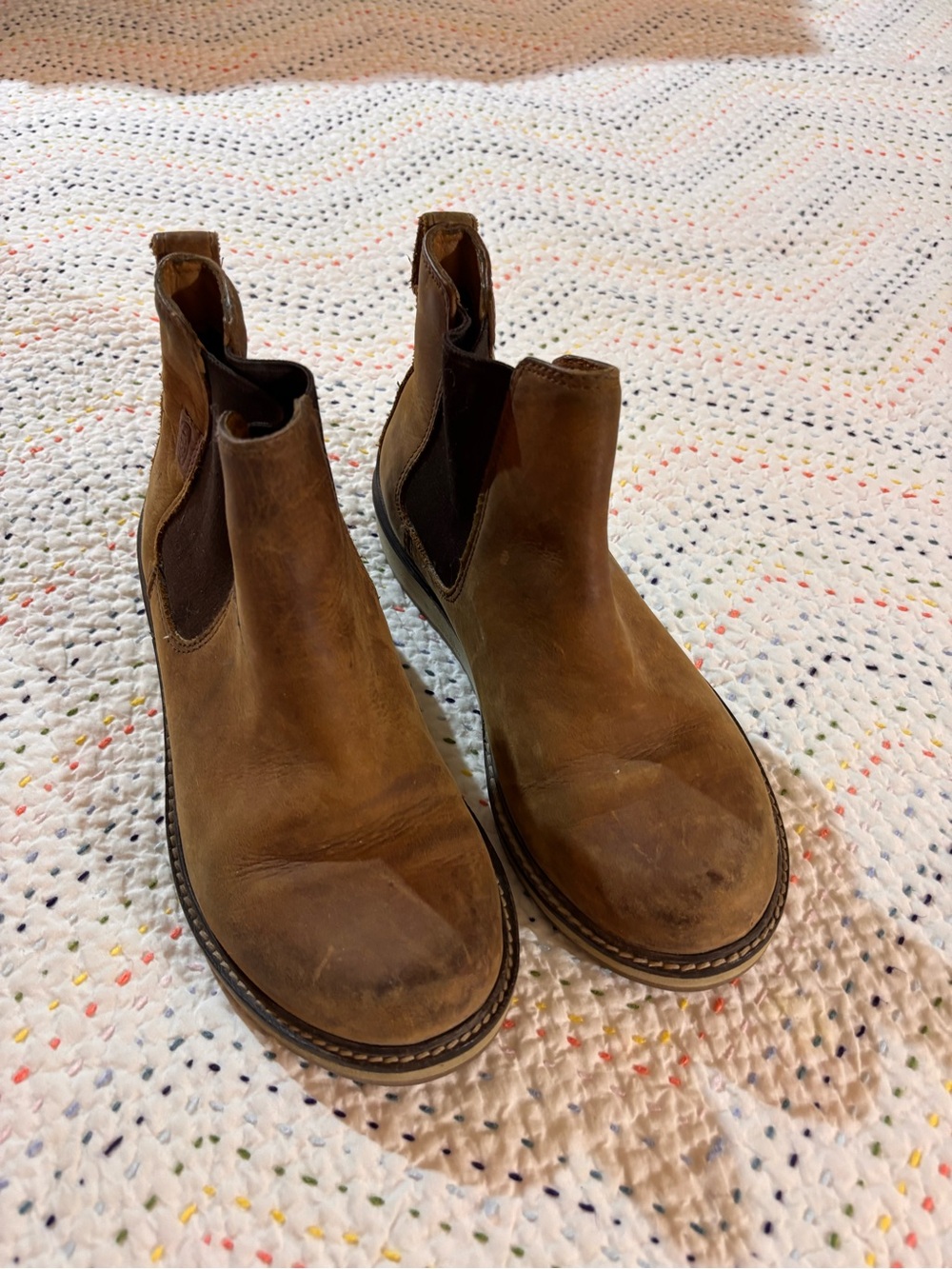Keen Brown Leather Chelsea Ankle Boots